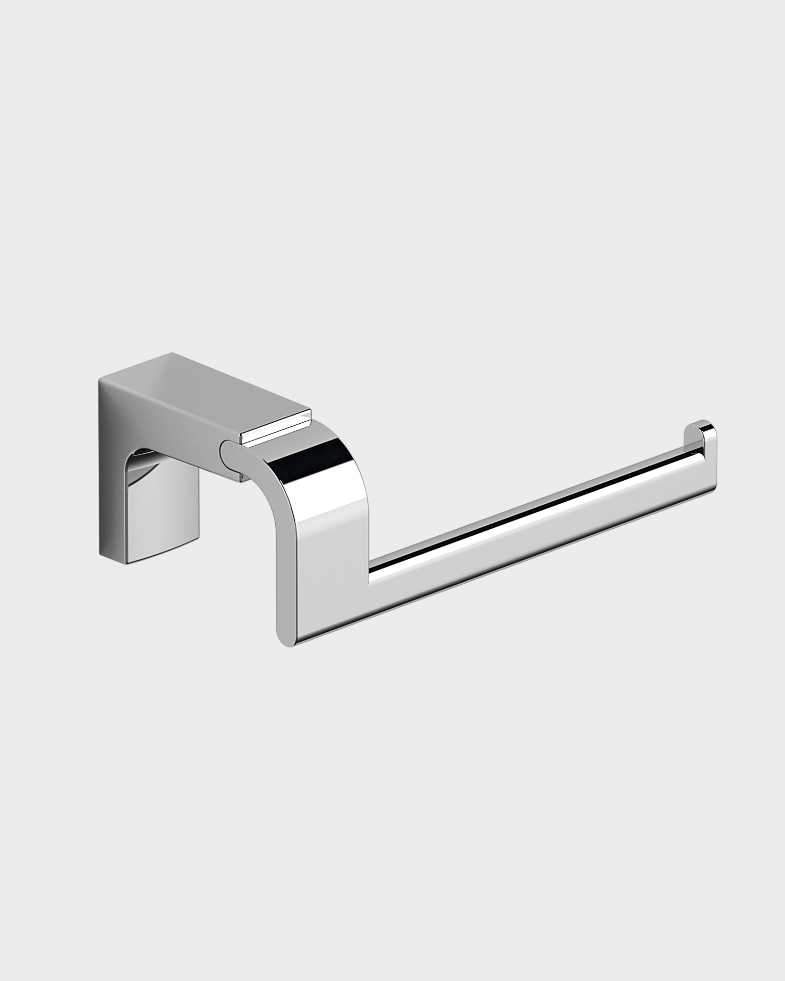 Open toilet roll holder
