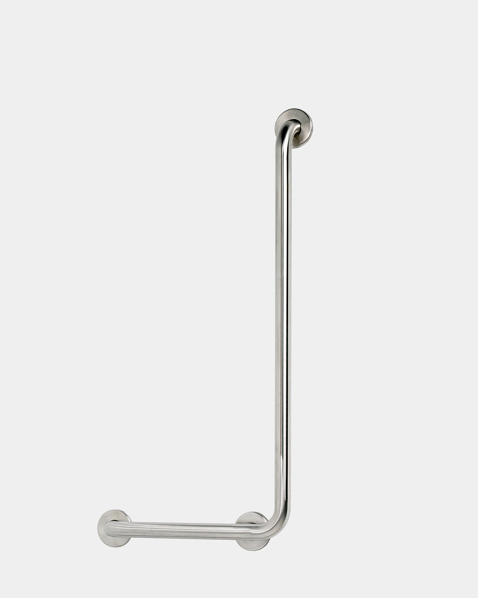 Angular grab bar vertical left