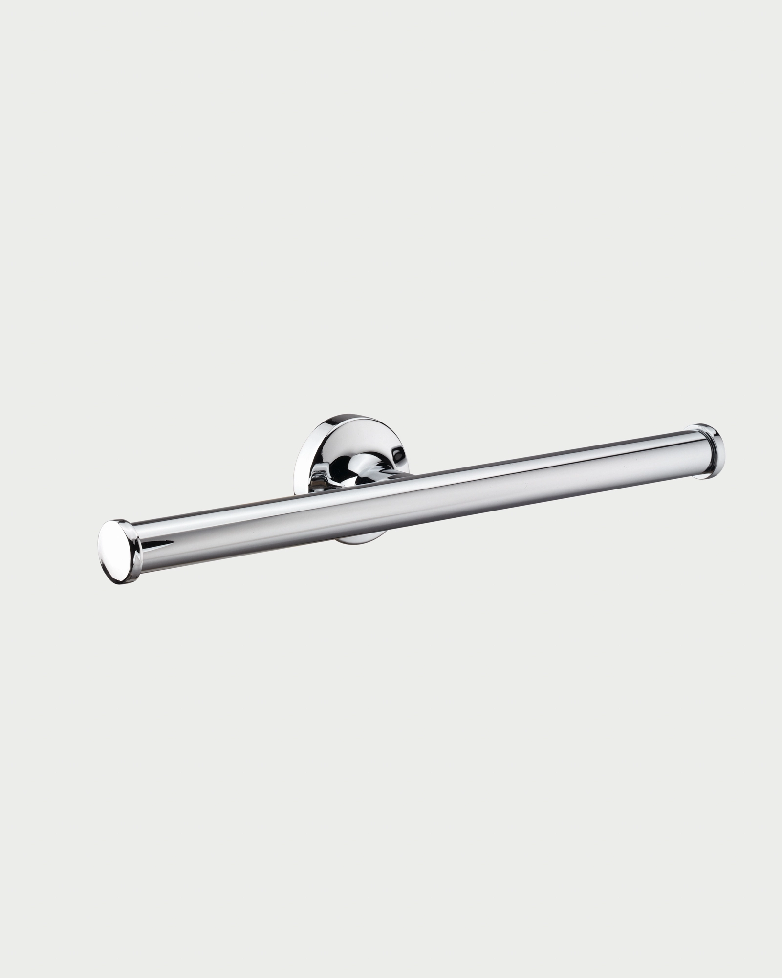 Double toilet roll holder horizontal