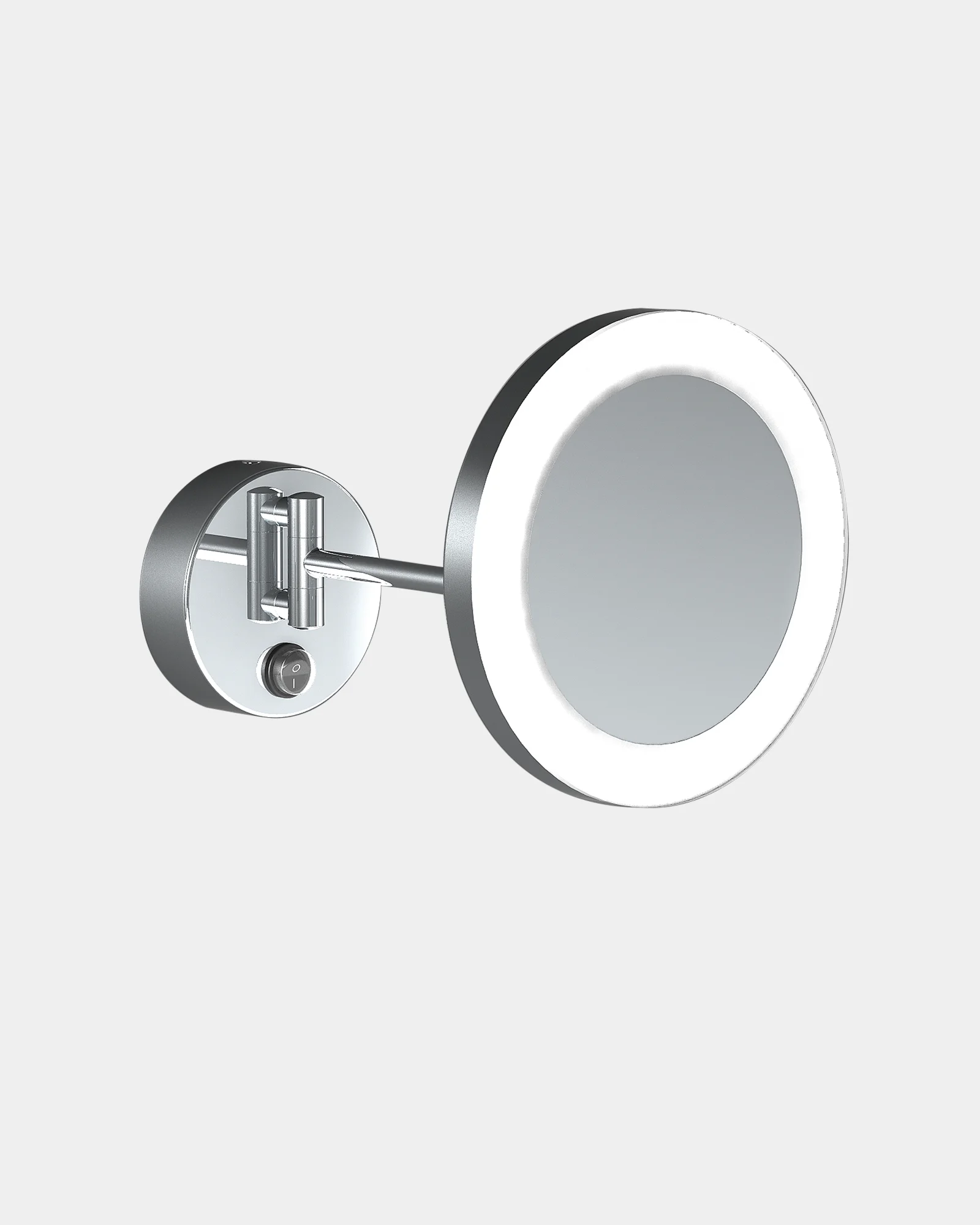 Magnifying mirror (x3) 1 arm rounded led
