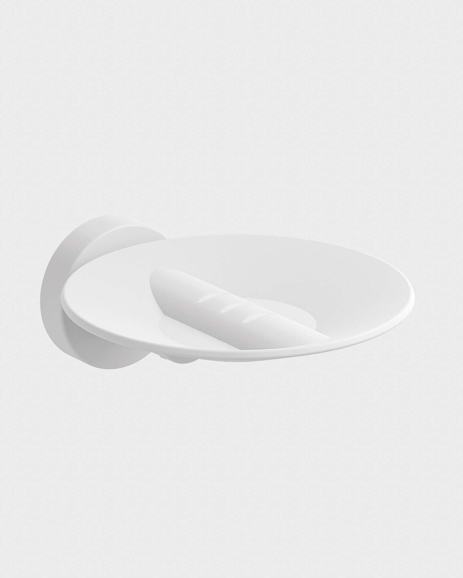 Metal soap dish