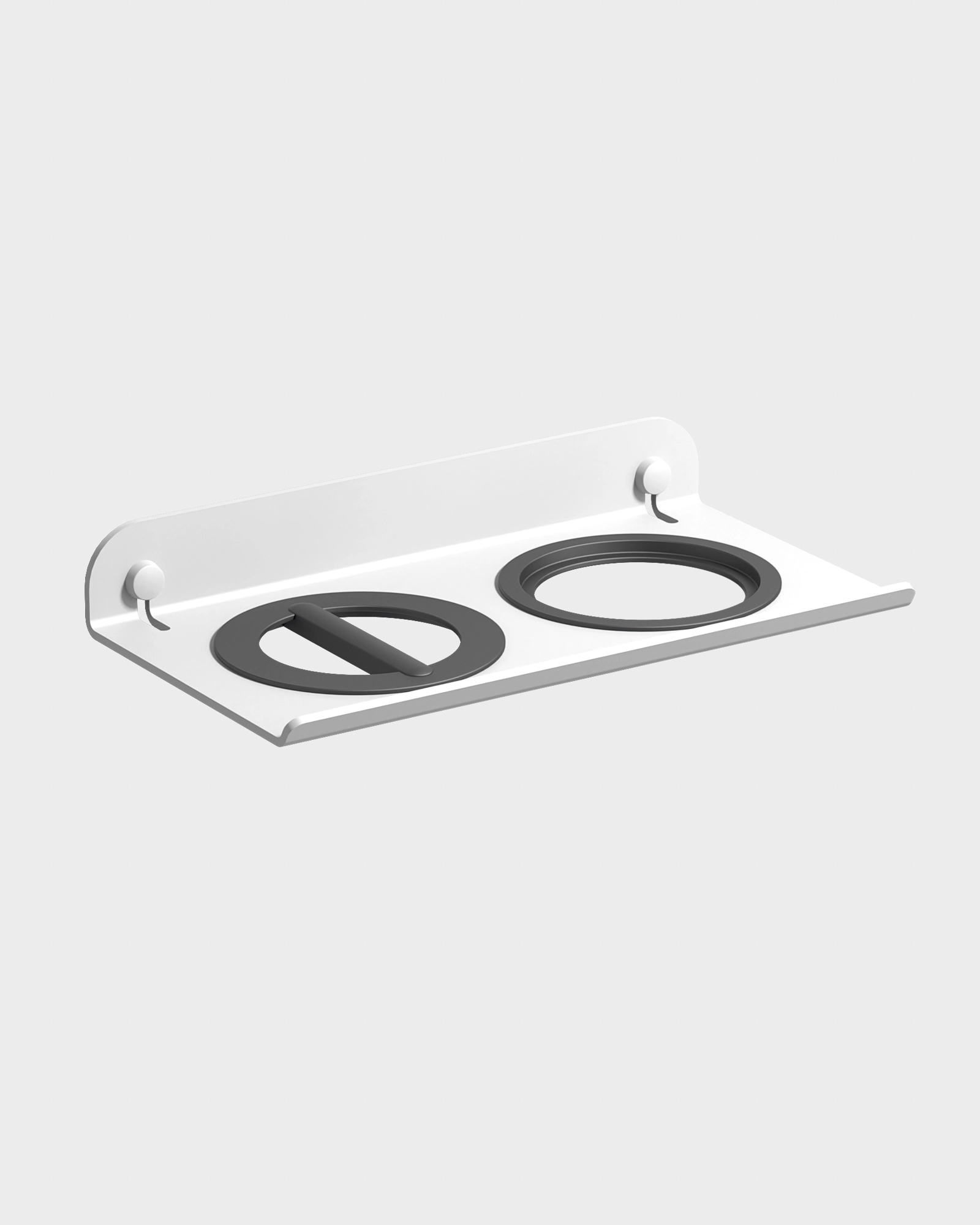 Hair straightener and hair dryer holder