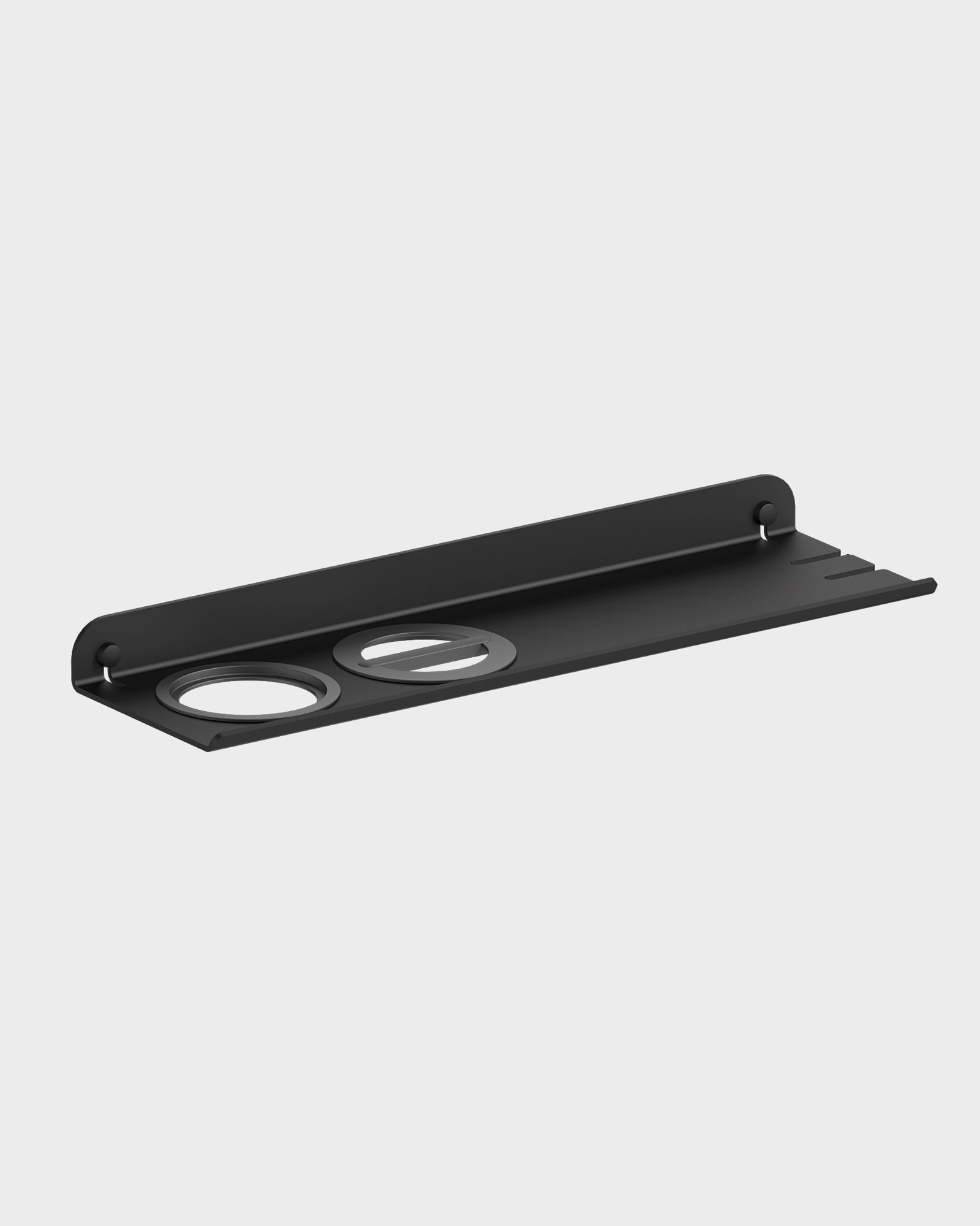 Hair styling tool storage shelf