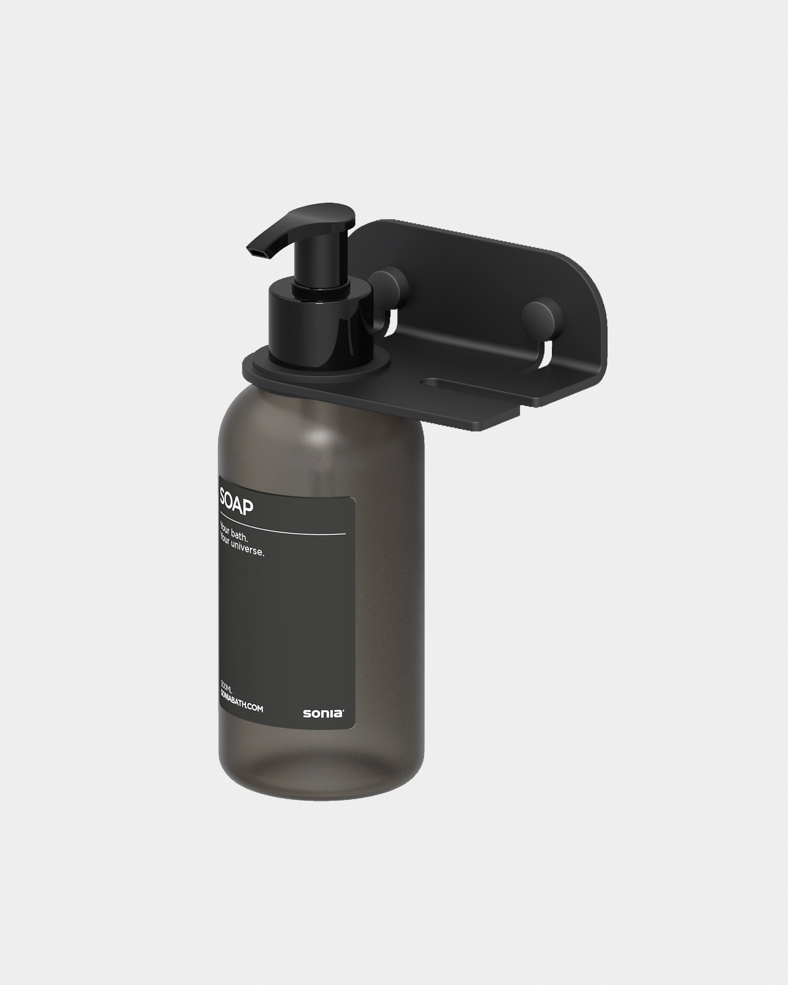 Soap dispenser with hanger