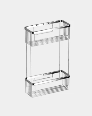 Shower basket rectangular doble