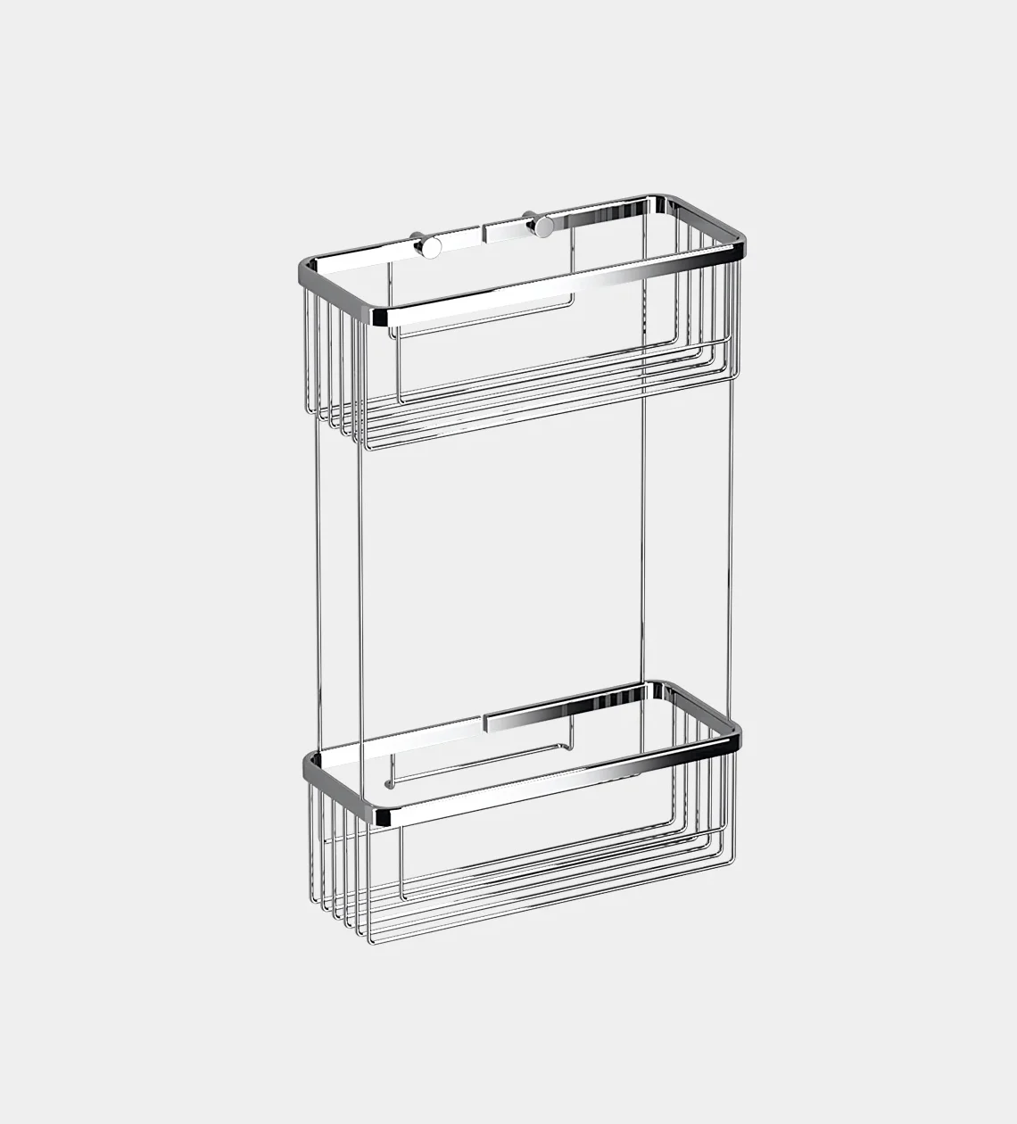 Shower basket rectangular doble