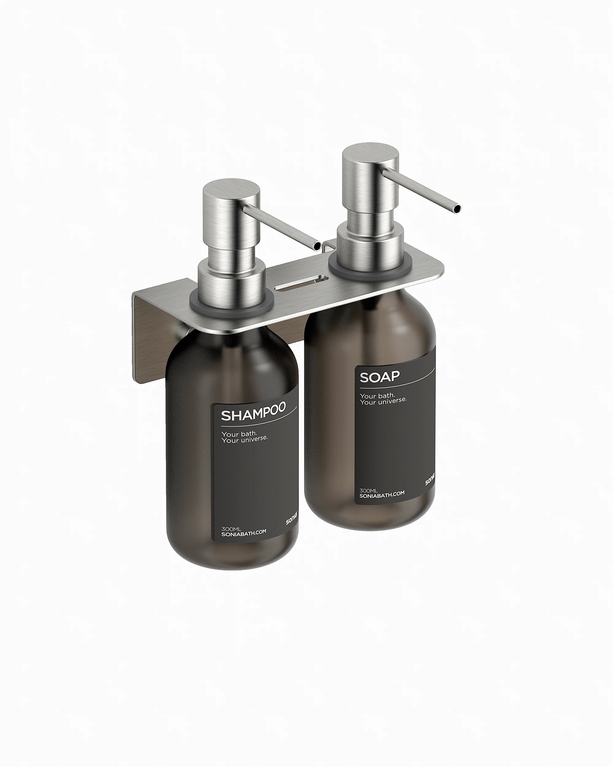 Double soap dispenser