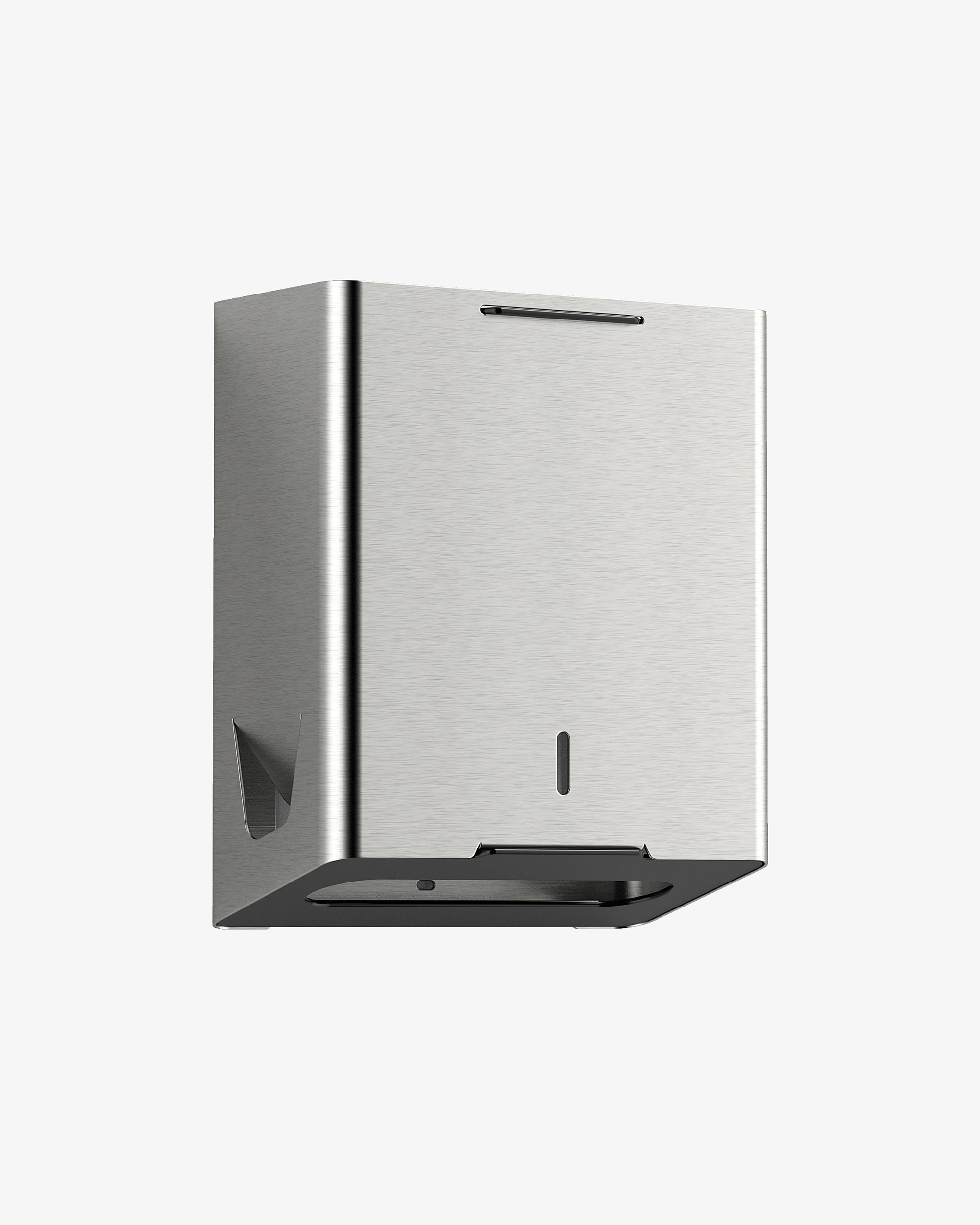 Zig-zag towel dispenser