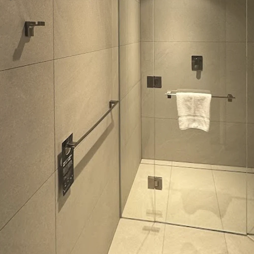 Sonia-Bath-Projects-Pullman-Hotel-Airport-Auckland-eletech-brushed-nickel-towel-bar-v