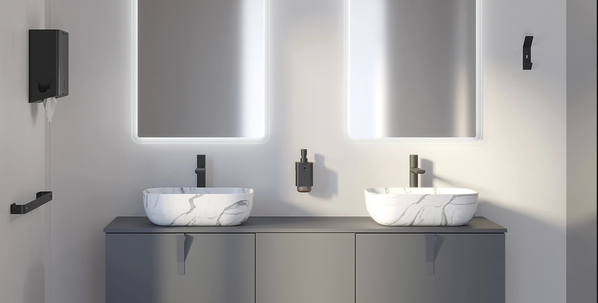 nox-bathroom-accessory-sonia-bath-black-towel-rail-paper-dispenser