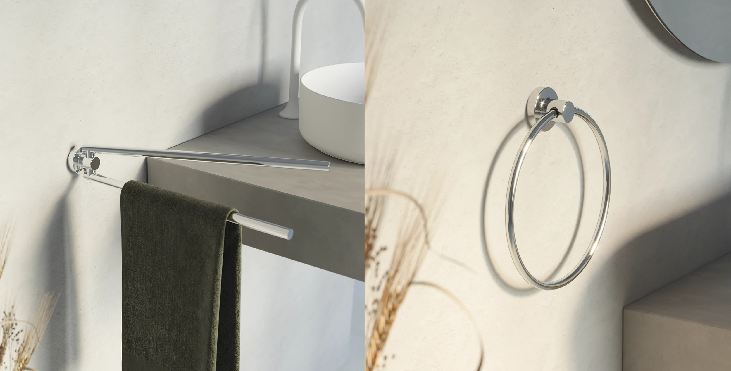 sonia-bath-tecno-project-chrome-towel-bar