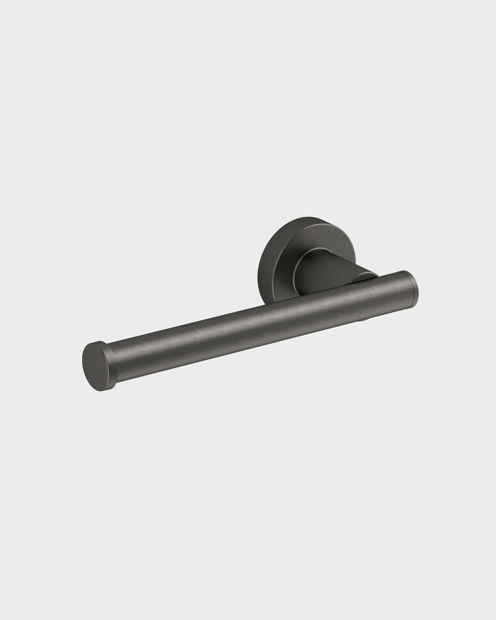 Open toilet roll holder left