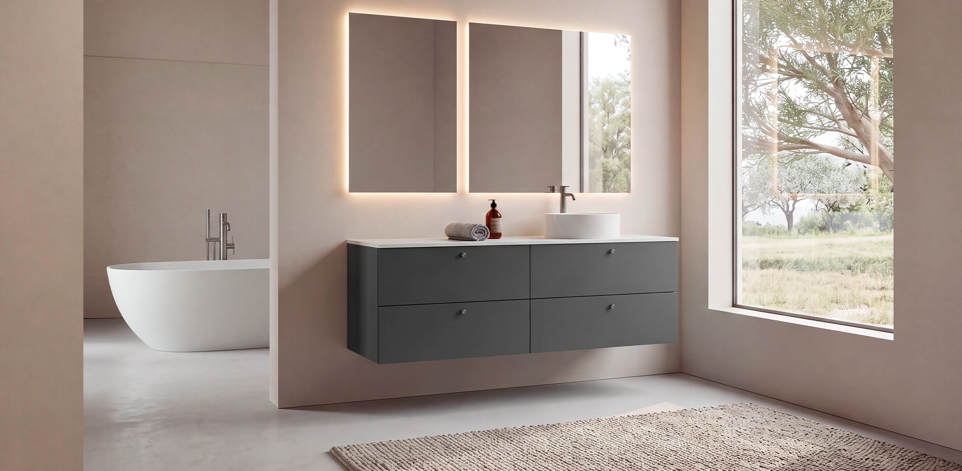 Soho-mobiliario-furniture-antracita-cuatro-cajones-almacenaje