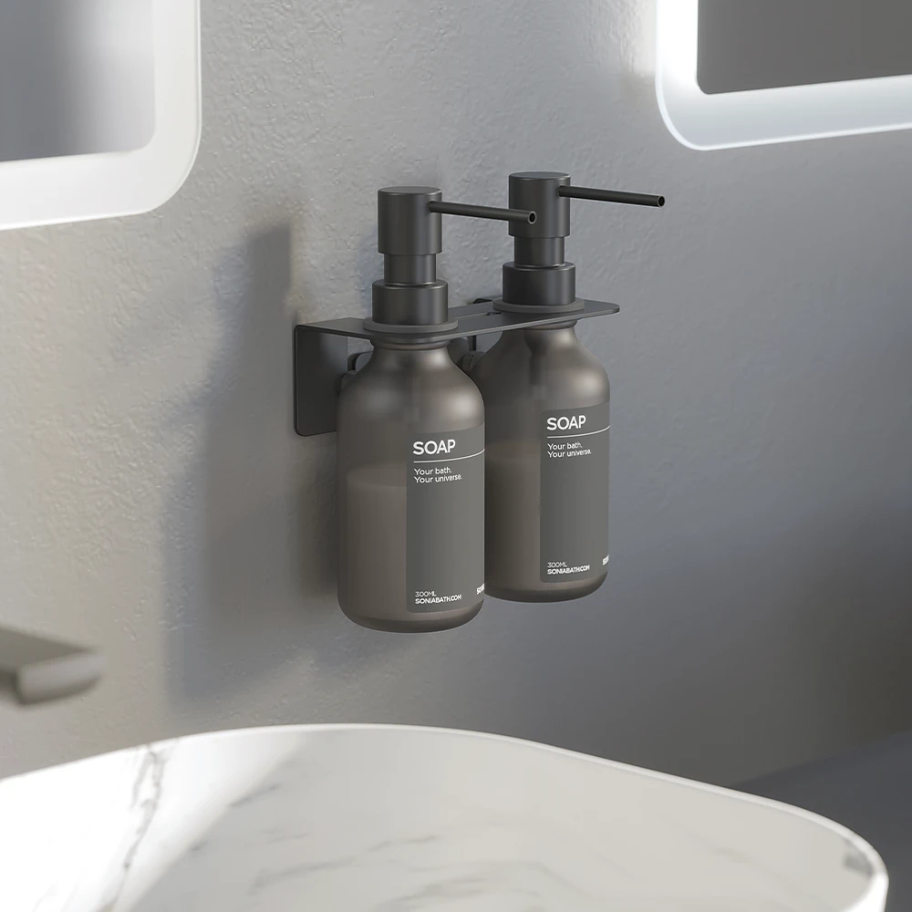 Sonia-Bath-Projects-villa-dominica-double-dispenser-nox-black-bathroom-accessories