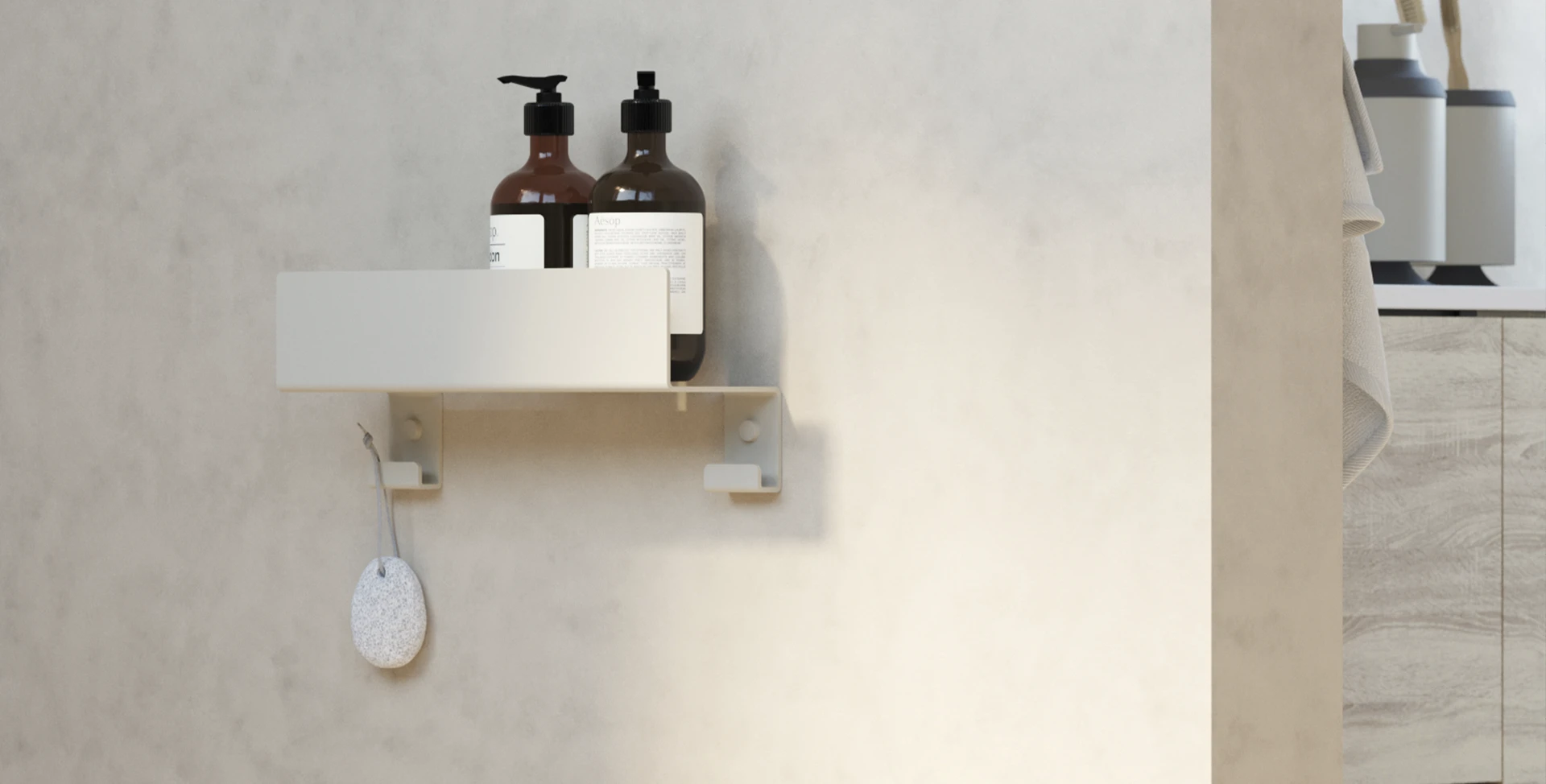 sonia-bath-eletech-grey-silk-shower-soap-rack-equipment