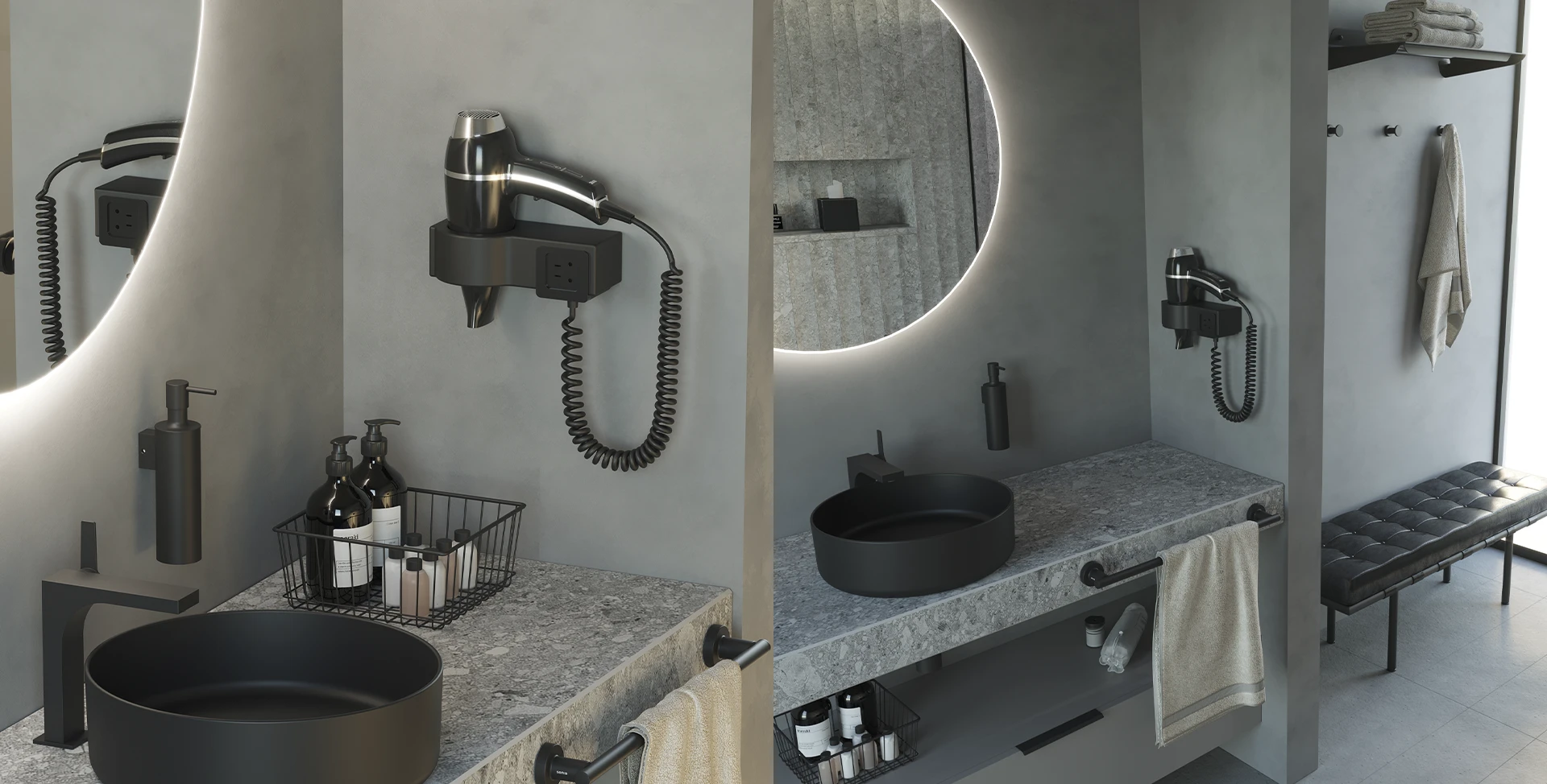 sonia-bath-equipment-hair-dryer-base-wall