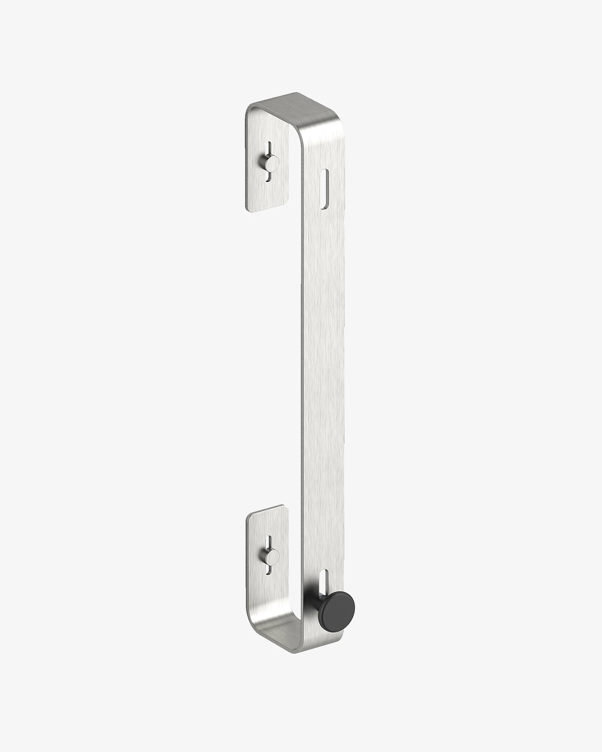 Toallero Vertical + Percha - Inox Satinado