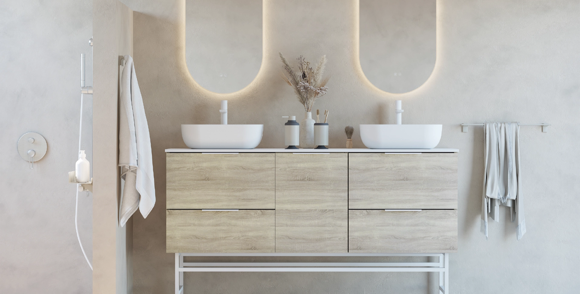 Sonia Bath_Accesorio_Eletech_toallero_percha_grey_silk