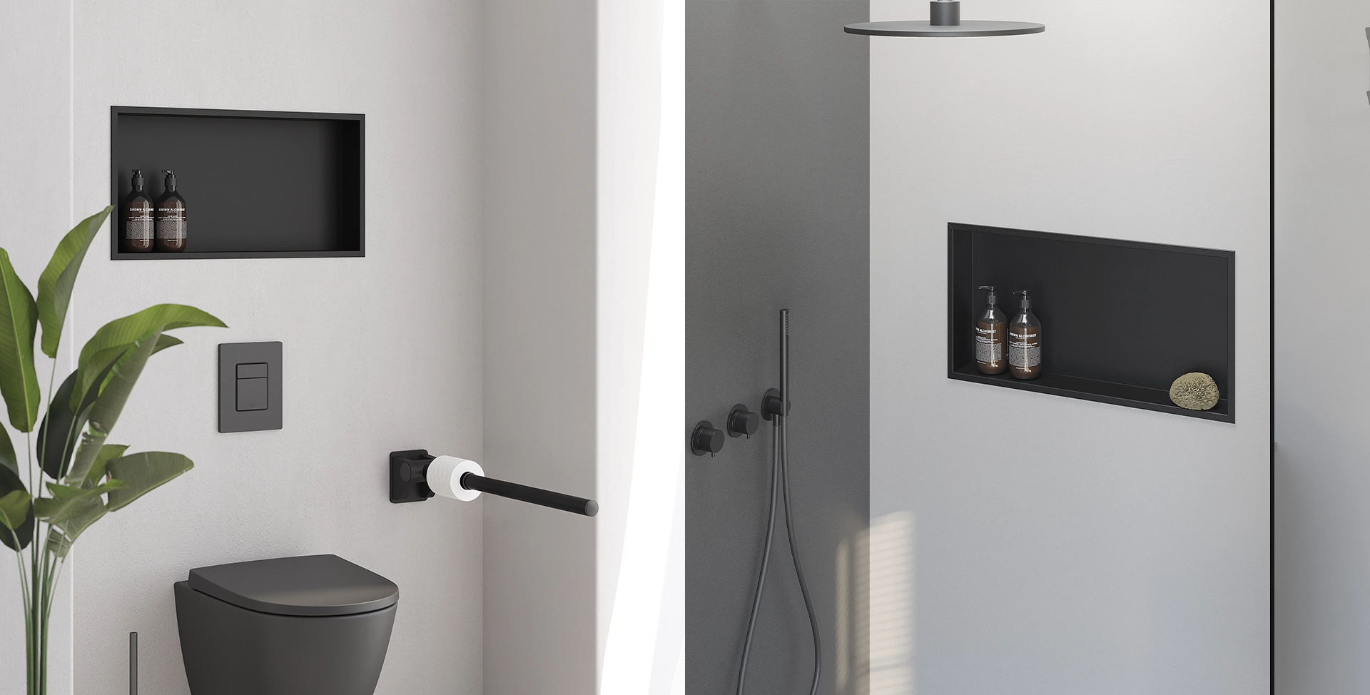 Sonia-bath-equipamiento-hornacinas-galeria-negra-empotrada-ducha-almacenamiento